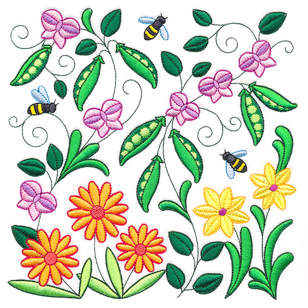 Garden Vegetable Square