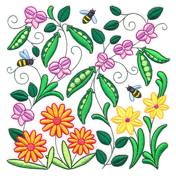 Garden Vegetable Square