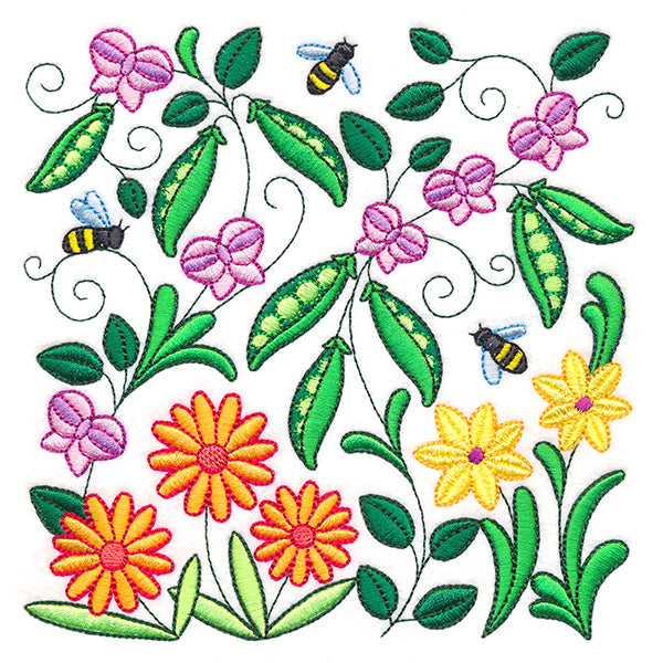 Garden Vegetable Square