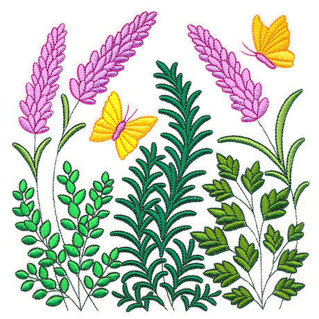 Garden Blooms Square