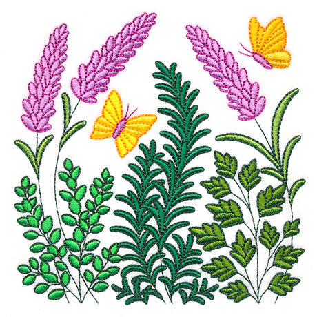 Garden Blooms Square