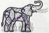 Safari Chic Elephant (Blackwork)