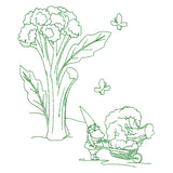 Vegetable Patch Garden Gnomes - Broccoli