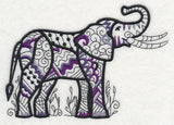 Safari Chic Elephant (Blackwork)