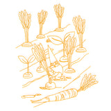 Vegetable Patch Garden Gnomes - Carrots
