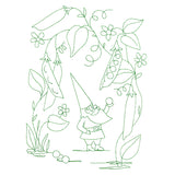Vegetable Patch Garden Gnomes - Peas