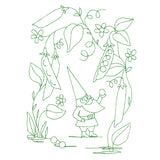 Vegetable Patch Garden Gnomes - Peas