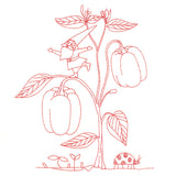 Vegetable Patch Garden Gnomes - Peppers