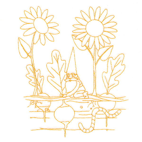 Vegetable Patch Garden Gnomes - Radishes