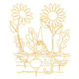 Vegetable Patch Garden Gnomes - Radishes