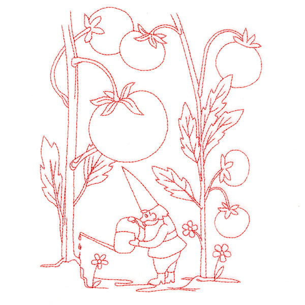 Vegetable Patch Garden Gnomes - Tomatoes