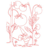 Vegetable Patch Garden Gnomes - Tomatoes