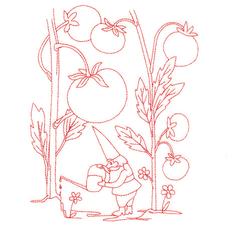 Vegetable Patch Garden Gnomes - Tomatoes