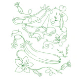 Vegetable Patch Garden Gnomes - Zucchini