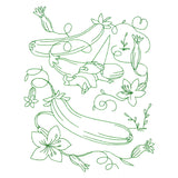 Vegetable Patch Garden Gnomes - Zucchini