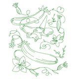 Vegetable Patch Garden Gnomes - Zucchini