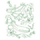 Vegetable Patch Garden Gnomes - Zucchini