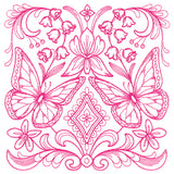 Fluttering Butterfly Crest