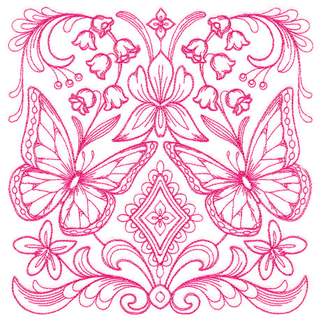 Fluttering Butterfly Crest