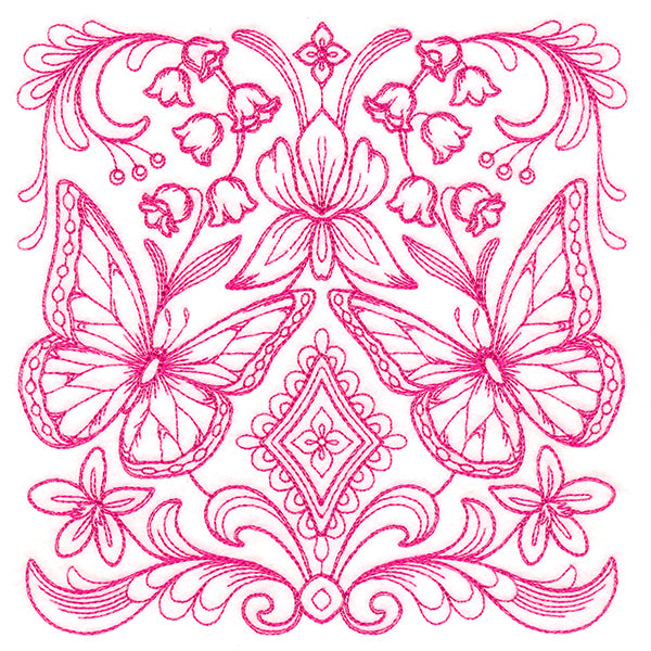 Fluttering Butterfly Crest