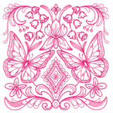 Fluttering Butterfly Crest