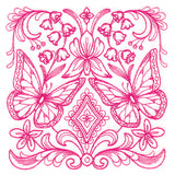 Fluttering Butterfly Crest