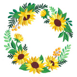 Sunny Sunflower Wreath