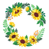 Sunny Sunflower Wreath