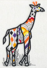 Safari Chic Giraffe (Blackwork)