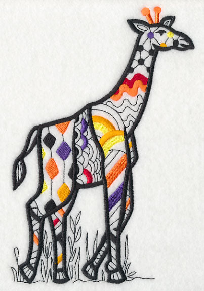 Safari Chic Giraffe (Blackwork)