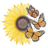 Flourish to Flutter - Sunflower & Monarch