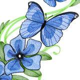 Flourish to Flutter - Periwinkle & Blue Morpho