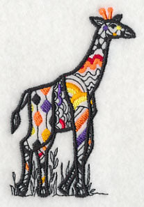 Safari Chic Giraffe (Blackwork)