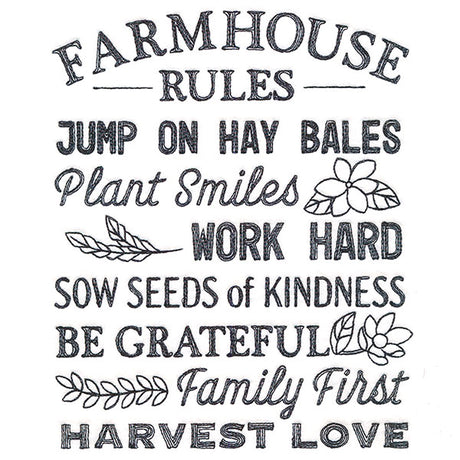 Farmhouse Rules