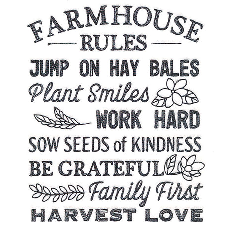 Farmhouse Rules
