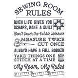 Sewing Room Rules