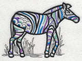 Safari Chic Zebra (Blackwork)