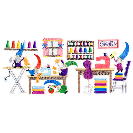 Craft Room Gnome Border