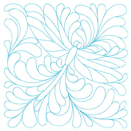 Garden Delights Dragonfly Quilting Square (Double Run)