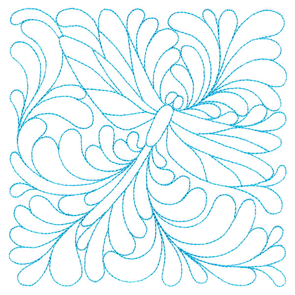 Garden Delights Dragonfly Quilting Square (Double Run)