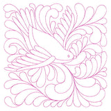 Garden Delights Sparrow Quilting Square (Double Run)