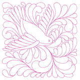 Garden Delights Sparrow Quilting Square (Double Run)