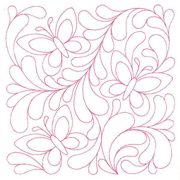 Garden Delights Kaleidoscope Quilting Square (Double Run)