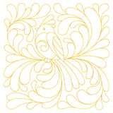 Garden Delights Bird Quilting Square (Double Run)