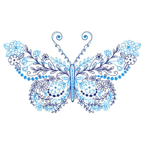 Flourishing Doodles Butterfly