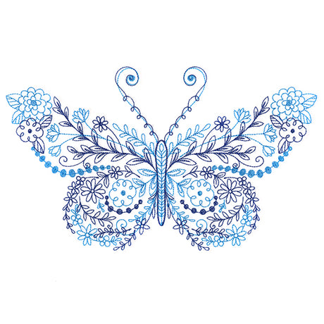 Flourishing Doodles Butterfly