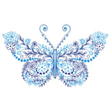 Flourishing Doodles Butterfly