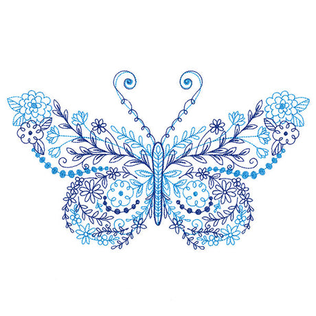 Flourishing Doodles Butterfly
