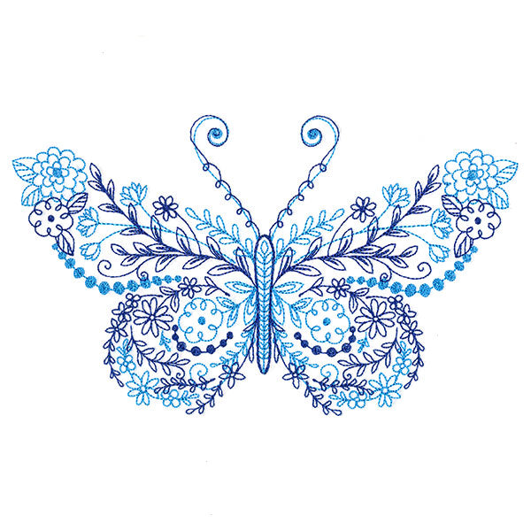 Flourishing Doodles Butterfly