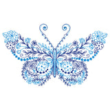 Flourishing Doodles Butterfly